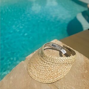 ☀️ Beach Riot Straw Visor NWT ☀️